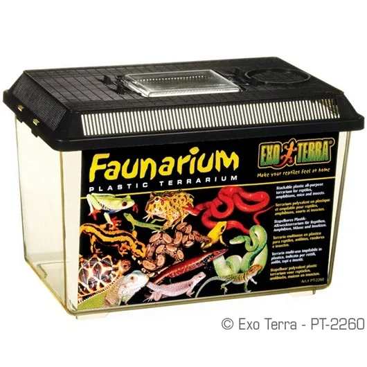 Exo Terra Faunarium Plastic Terrarium – Medium & Large