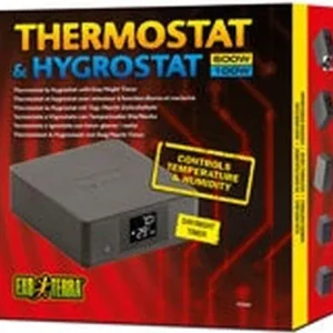 Exo Terra Thermostat (600W) & Hygrostat (100W) with Day/Night timer