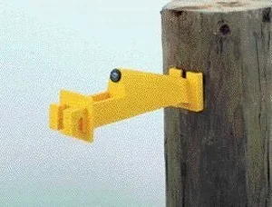 Extend Electric Fence Wood Post Insulator 10 Pack
