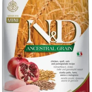 Farmina Ancestral Grain Chicken & Pomegranate Senior Mini Dry Dog Food - 5.5 lb