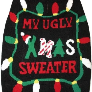 Fashion Pet Black Ugly XMAS Dog Sweater