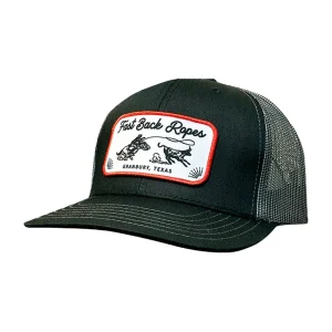 Fast Back Black and Charl Roper Logo Patch Cap