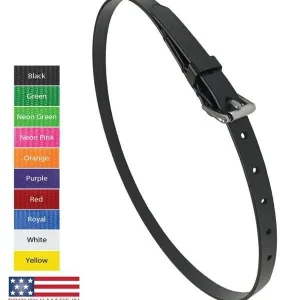 Feather-Weight Euro Noseband 1/2" Red