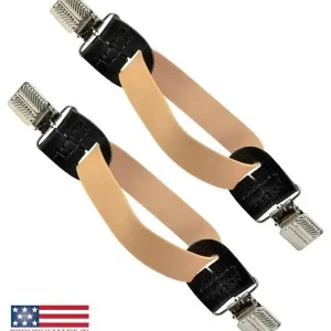 Feather-Weight Rubber Pant Clips - Sold in Pairs 5