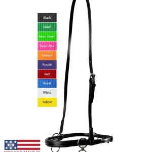 Feather-Weight Synthetic Two-Ring Race Halter