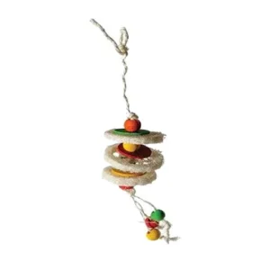 Featherland Paradise Loofa Triple Stacks Bird Toy