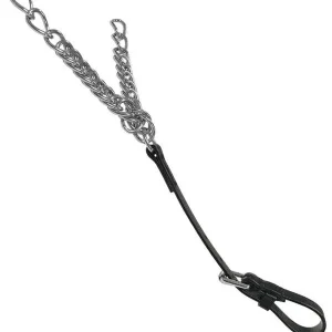 Featherweight Curb Chain With Throat Strap