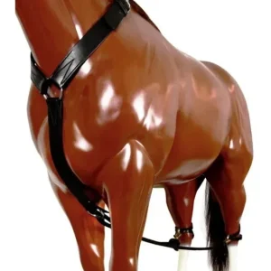 FeatherWeight Leather Breeding Hobble 2in Black