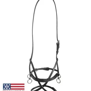 Featherweight Leather Figure 8 Race Halter Combo