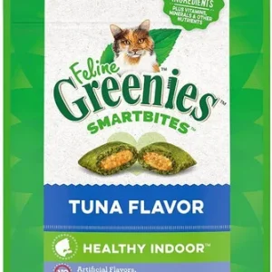 FELINE GREENIES SMARTBITES Hairball Control Treats for Cats Tuna Flavor 2.1 oz.