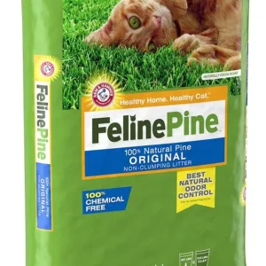 Feline Pine Original Non-Clumping Cat Litter 40 lb