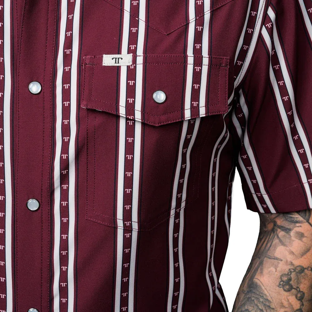 Ferrell Brands Inc The Tucker Maroon Shirt - Image 2