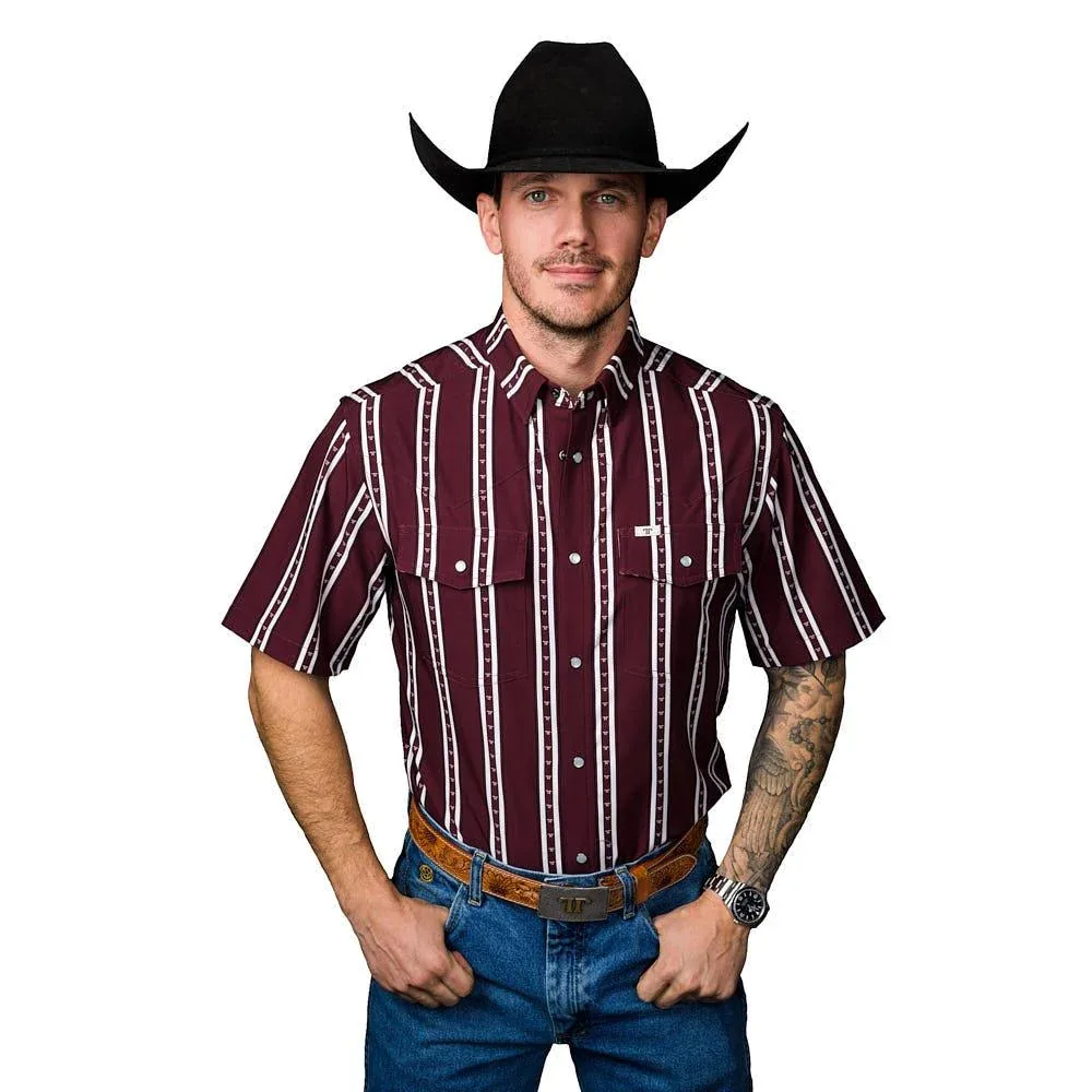 Ferrell Brands Inc The Tucker Maroon Shirt