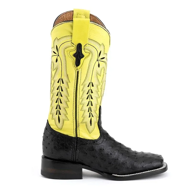 Ferrini Ladies Colt Ostrich SqToe Boot - Image 2