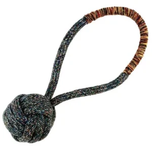 Fetch Your Own Adventure Looped Rope Ball Tug Dog Toy