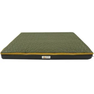 Fetch Your Own Adventure Olive Green Quilted Dog Mat