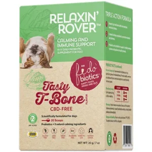 Fidobiotics Relaxin' Rover Calming & Immune Support Daily Probiotic for Dogs
