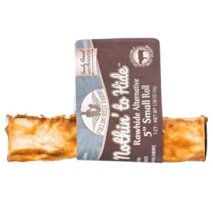 Fieldcrest Farms 12 Pack of Nothin' to Hide Beef Rolls, 5 Inch Small, Rawhide Alternative Dog Chews