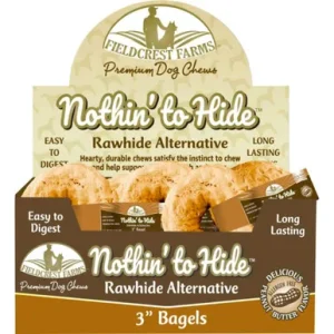 Fieldcrest Farms Nothin' To Hide Beef Bagels Dog Treat 24Ea/24 Pk