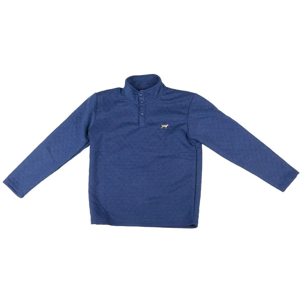 Fieldstone Boy's Blue Diamond Patterned Pullover