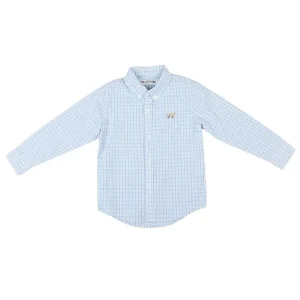 Fieldstone Boy's Blue Grove Button Down Shirt