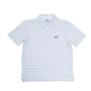 Fieldstone Boy's Green & White Driftwood Polo