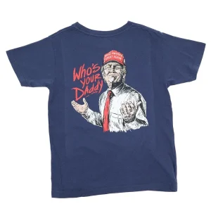 Fieldstone Boy's Navy Who's Your Daddy Trump Tee Shirt