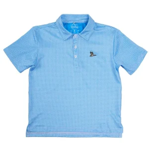 Fieldstone Boy's Pink & Blue Flyway Polo