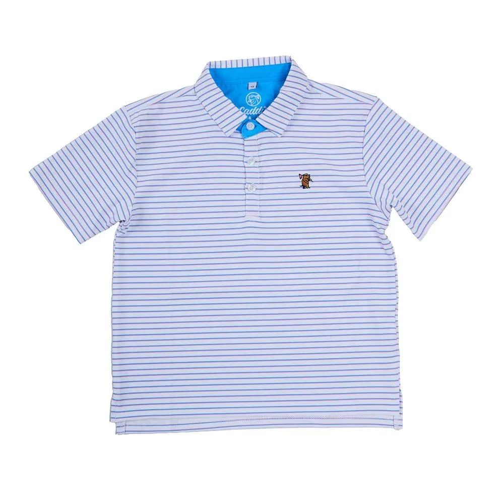 Fieldstone Boy's Pink & Blue Range Polo