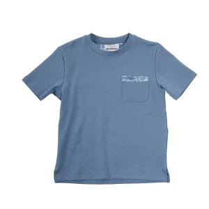 Fieldstone Boy's Saltwater with Camo Pocket Tee Shirt