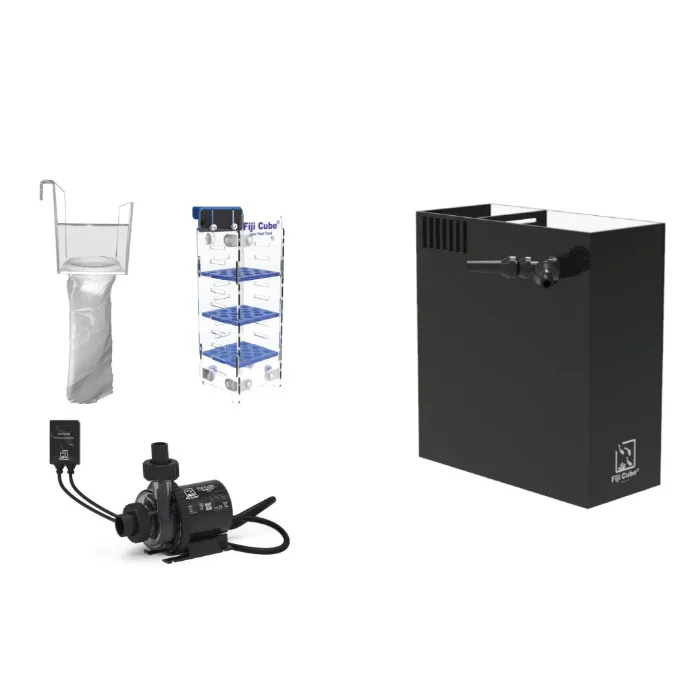 Fiji CUbe AIO DIY Kit - 20 Gallon Long - Pro Series with Fiji Flow DC Pump and Media Basket