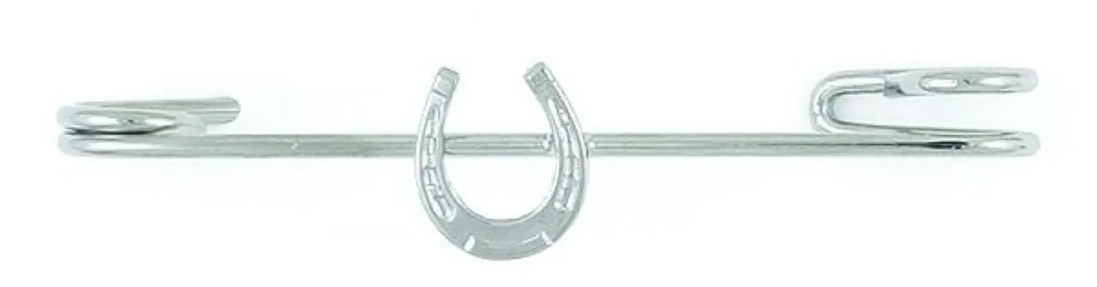 Finishing Touch Horseshoe Stock Pin 3In Slv Finish