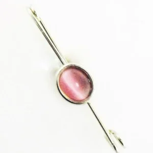 Finishing Touch Pink Cats Eye Pin Stock Pin