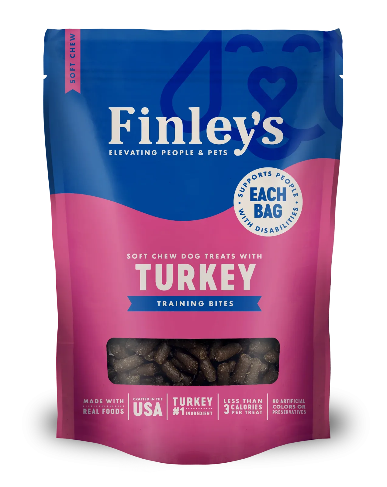 Finley's Barkery Grain Free Trainer Bites Dog Treats Turkey 16 oz