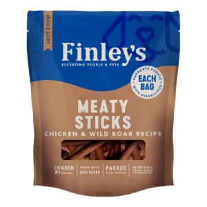Finley's Dog Meaty Sticks Chicken & Wild Boar, 12 oz