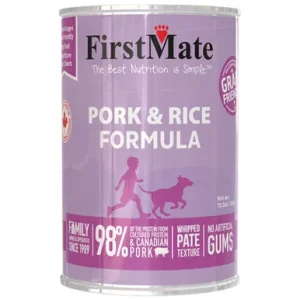 FirstMate Grain Friendly Pork & Rice Formula Whipped Paté Canned Dog Food