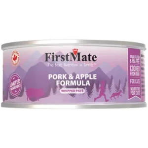 FirstMate Limited Ingredient Pork & Apple Formula Whipped Paté Canned Cat Food