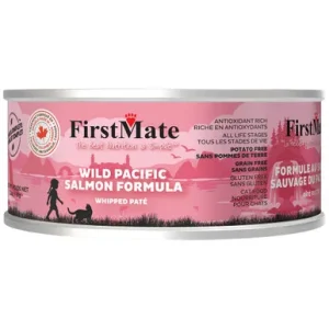 FirstMate Simple & Complete Wild Pacific Salmon Formula Whipped Pate Canned Cat Food
