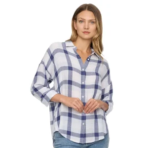 Flag & Anthem Leetonia Plaid Boyfriend Shirt
