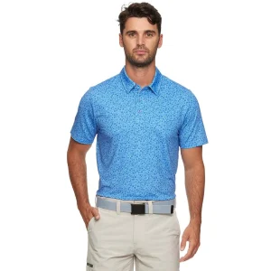 Flag & Anthem Men's Blue Cobbtown Floral Print Polo