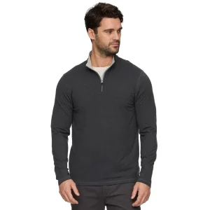 Flag & Anthem Men's Clutch Black Soft 1/4 Zip