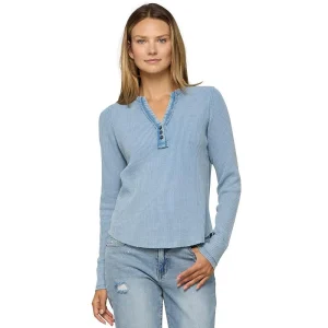 Flag & Anthem Women's Pale Blue Henley