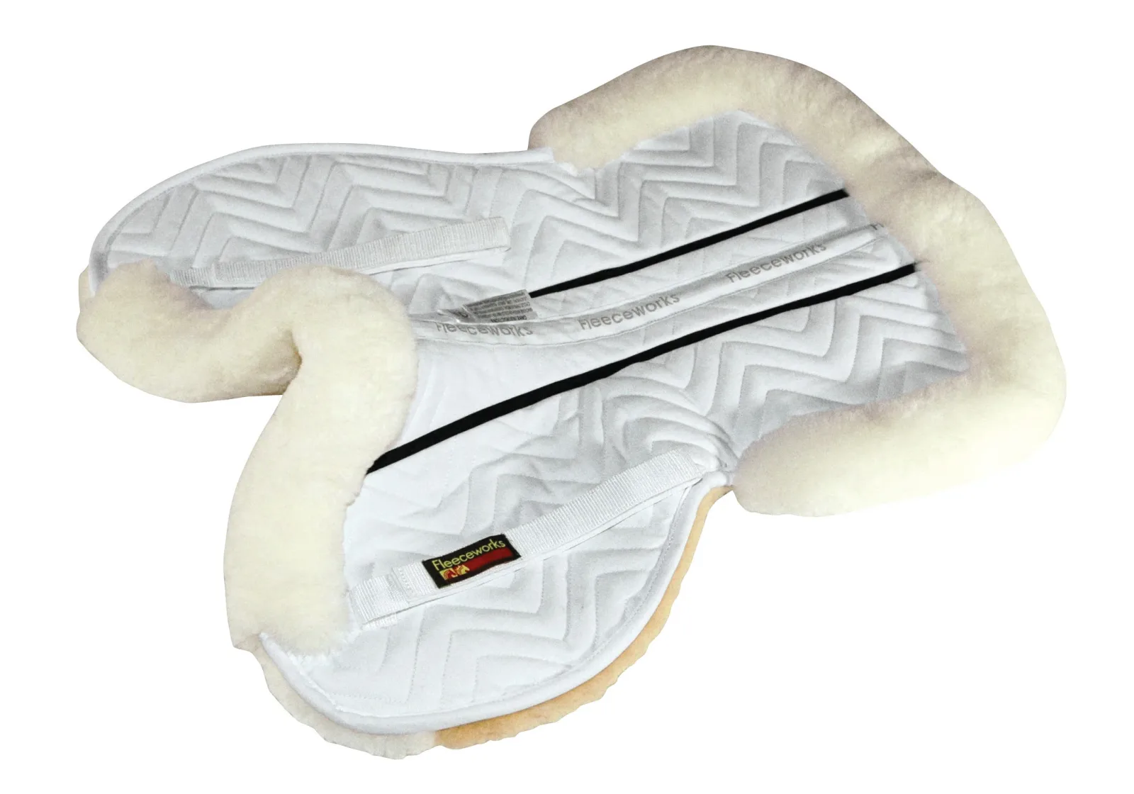 Fleeceworks™ FXK Technology Classic Sheepskin Half Pad with Rolled Edges - Image 2