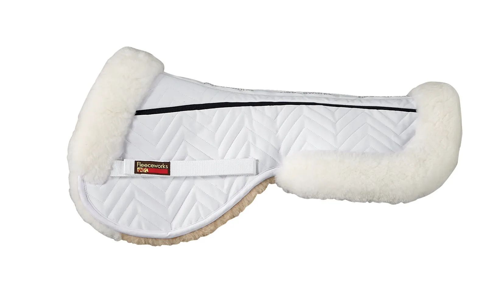 Fleeceworks™ FXK Technology Classic Sheepskin Half Pad with Rolled Edges