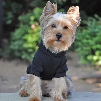 Flex-Fit Dog Hoodie - Black - Image 2