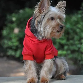 Flex-Fit Dog Hoodie - Red - Image 2