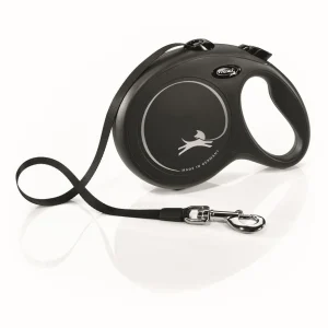 Flexi Flexi Classic Nylon Cord Dog Leash Black 26ft LG up to 110lb