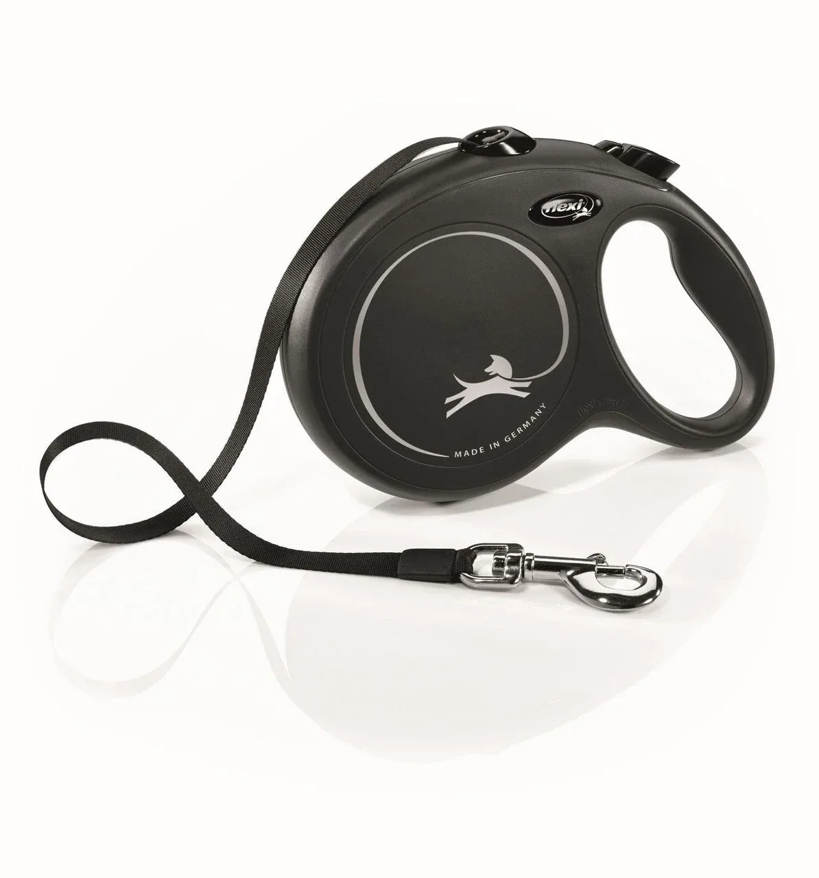 Flexi Flexi Classic Nylon Cord Dog Leash Black 26ft LG up to 110lb