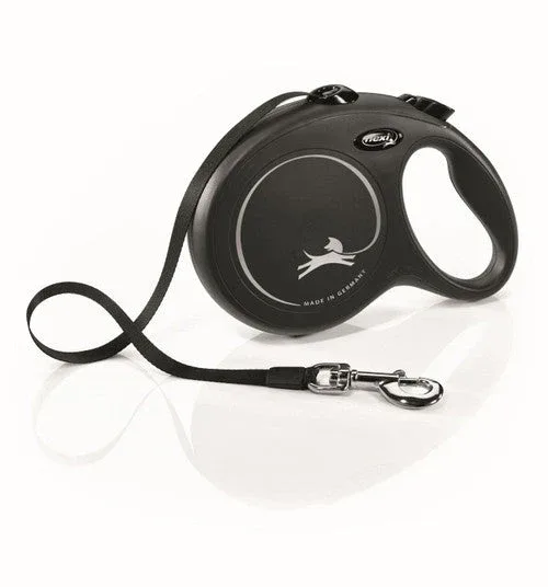 Flexi Flexi Classic Nylon Cord Dog Leash Black 26ft LG up to 110lb - Image 2
