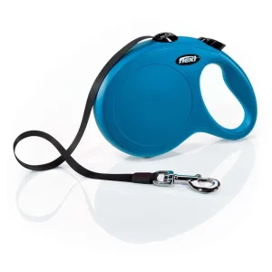 Flexi Flexi Classic Nylon Cord Dog Leash Blue 26ft LG up to 110lb